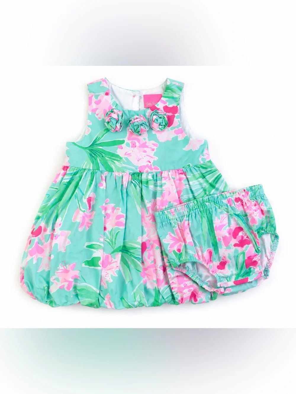 Lilly Pulitzer | Acqua El Fresco Infant Bubble Dress & Bloomers | 18-24M